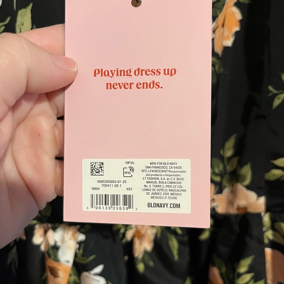 NWT Old Navy “The Occasion” dress in Pink Floral - Picture 3 of 10